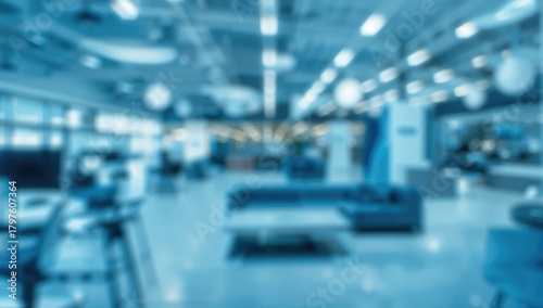 Blurred office backdrop, mo...