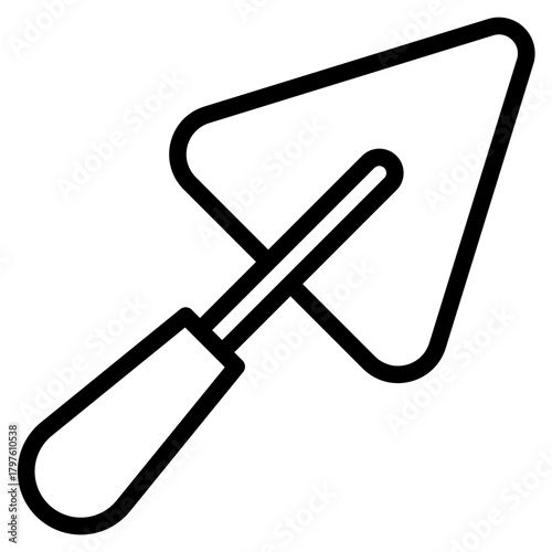 Trowel icon in vector illustration