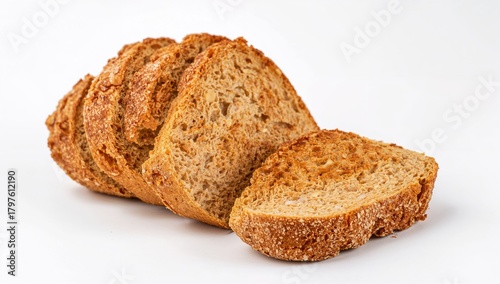 Slices of bread prepared fo...