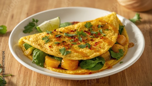 Healthy omelette featuring ...