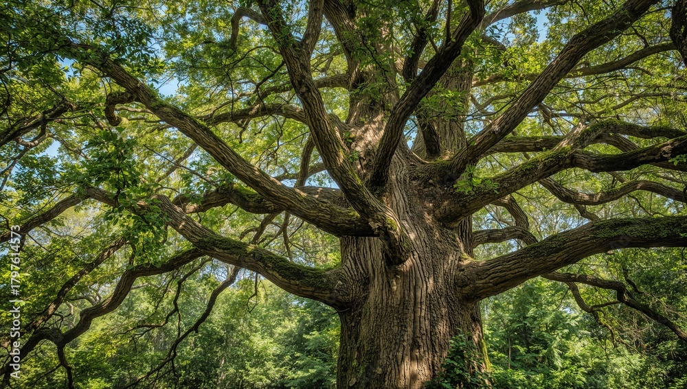 Obraz premium A Tree With Numerous Branches, symbolizing growth and diversity