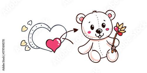 Bear clipart, valentine day, valentine clipart, cute bear svg, animal svg, animal eps, animal clipart, jungle png, tiger, animal, vector, tattoo, head, cat, wild, illustration, mammal, bear, logo, des