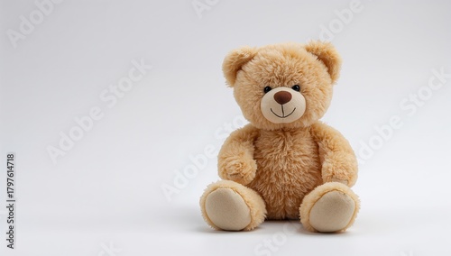 Teddy bear toy against a wh...