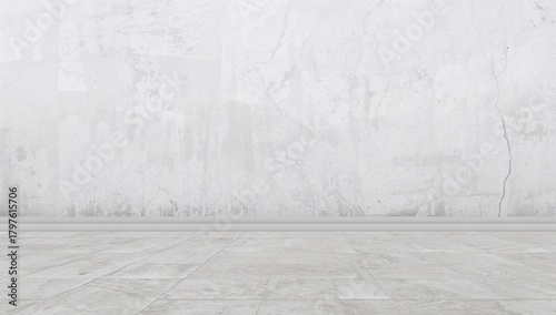 White cement wall in vintag...