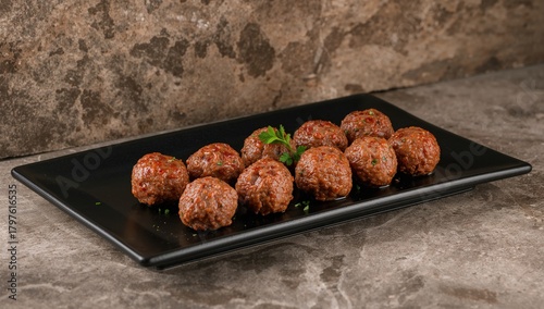 Freshly made meatballs from...
