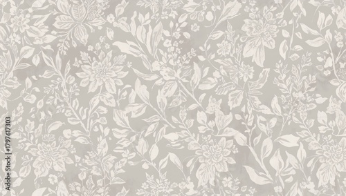 Seamless floral pattern in ...