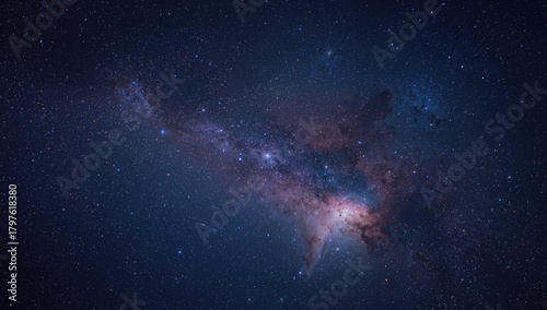 Night sky filled with stars...