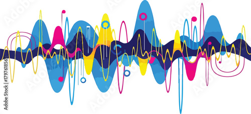 Vibrant Abstract Waves A Symphony of Color and Motion in Contemporary Art