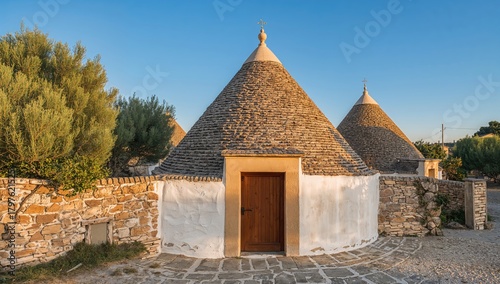 A distinctive trullo buildi...