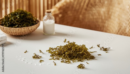 Seaweed chips lightly salte...