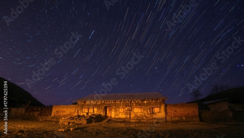 Circular star patterns abov...