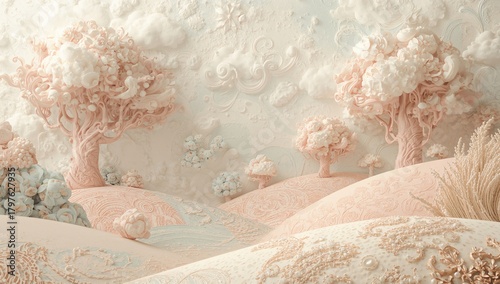 Rustic fantasy with soft pa...