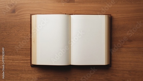 Open book resting on textur...