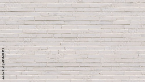 White brick wall texture an...