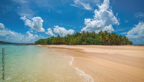 Fototapeta Naklejka Na Ścianę i Meble -  The Enchanted Beauty of Satang Island, a Hidden Gem in Borneo, Preservation