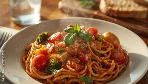Whole wheat spaghetti, fibe...