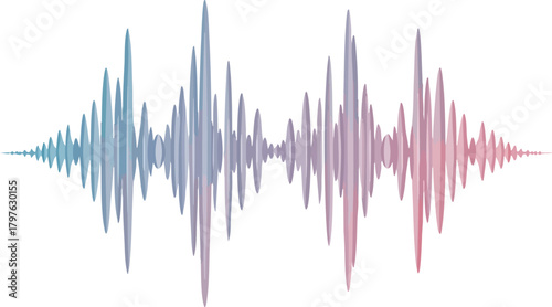 Vibrant Soundwave A Colorful Depiction of Audio Frequencies in Motion