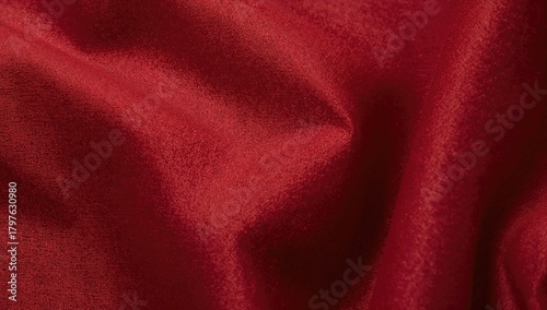 Dark red Chinese linen fabr...