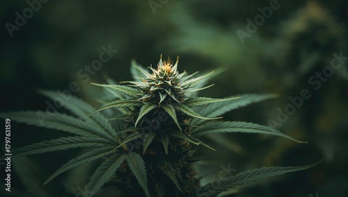Marijuana plant featuring a...