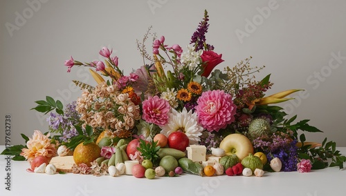 Unique arrangement of bloom...