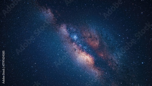 Star-filled night sky with ...
