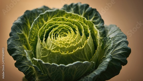 Romanesco cabbage, fiber-de...