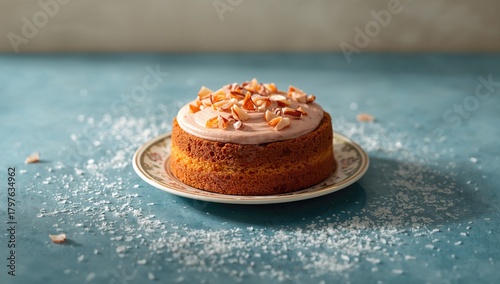 Deliciously arranged cake o...