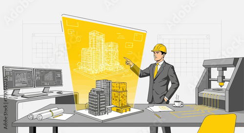 Innovative architectural project visualization with augmented reality technology and 3d printing