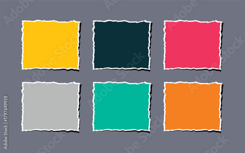 Collection of nine two color gradient color palette samples for design