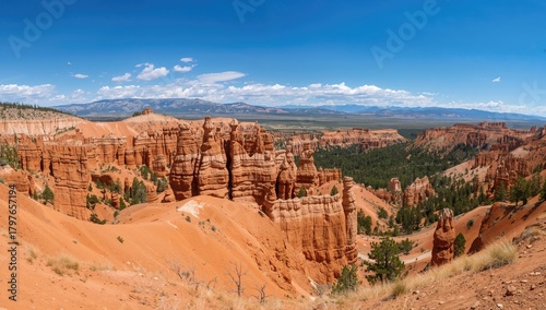 Paleocene Era Rock Formations Amidst Natural Green Landscapes and Desert Adventures