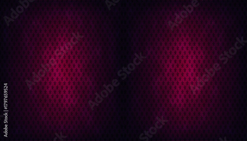 Abstract dark red background with geometric pattern and soft light effect
