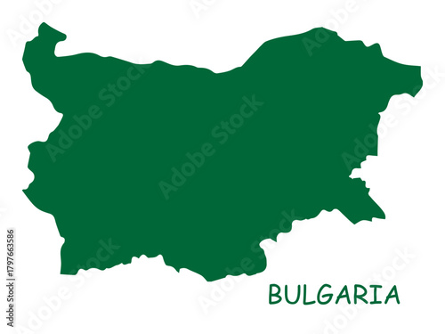 Bulgaria Map Outline