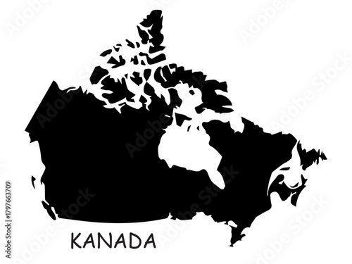 Canada Map Outline