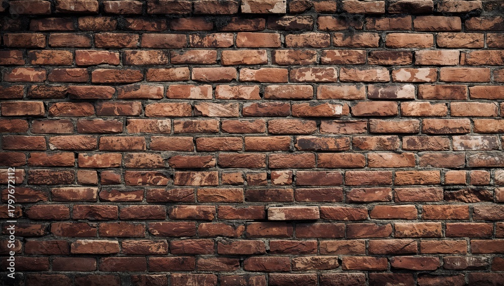 Fototapeta premium Old brick stone wall texture, ideal for editorial header background