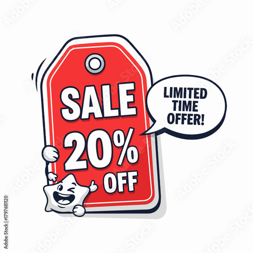 Promotional Sale Badge Featuring Massive Price Cuts