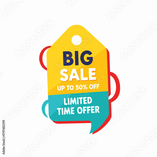 Big sale label