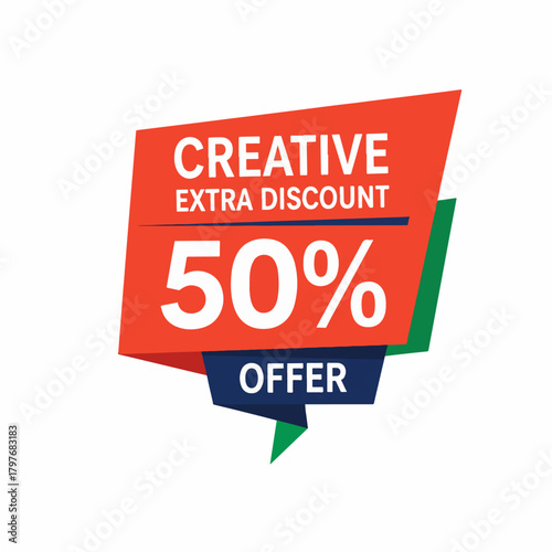 Extra discount sale label