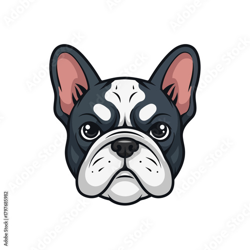 Adorable French Bulldog Portrait Captivating Expression and Charming Features.