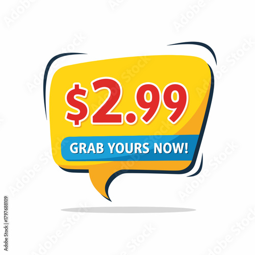 Only cheap price $2.99 and sale discount product item sticker