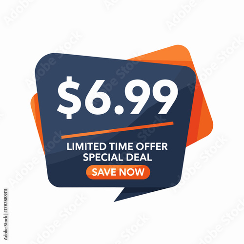 Different percent discount sticker discount price  $6.99