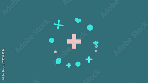 Simple Medical Cross Symbol Vector Design
