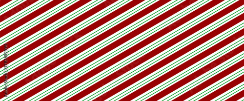 Seamless vector diagonal stripe pattern. Design for wallpaper, fabric, textile. Simple background, red candy cane stripe. eps 10