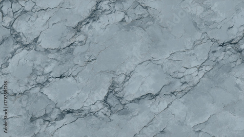 Seamless gray marble texture with intricate dark veins and a matte finish Vector, illustration.
