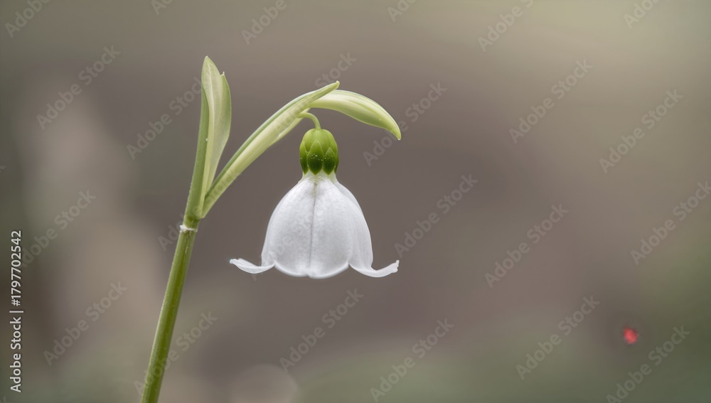 Obraz premium Uncommon pale bluebell species