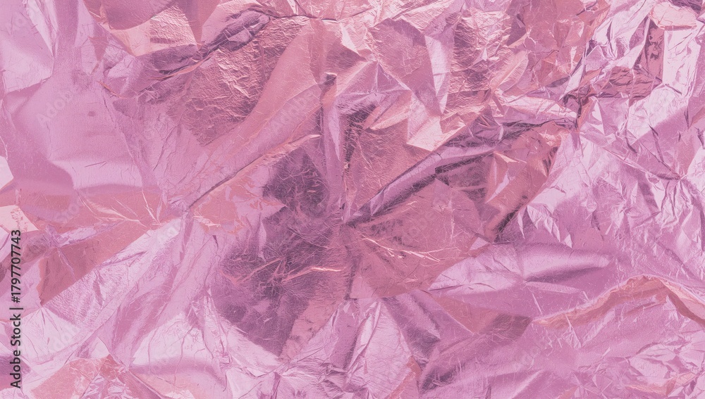 Fototapeta premium Rose gold and pink metallic foil texture, suitable for editorial header background