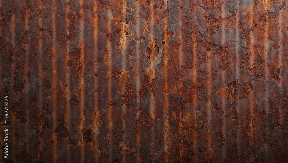 Naklejka premium Texture of weathered metal surface, showcasing erosion risk