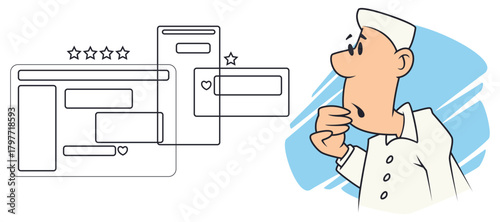 Search job internet. Information research.