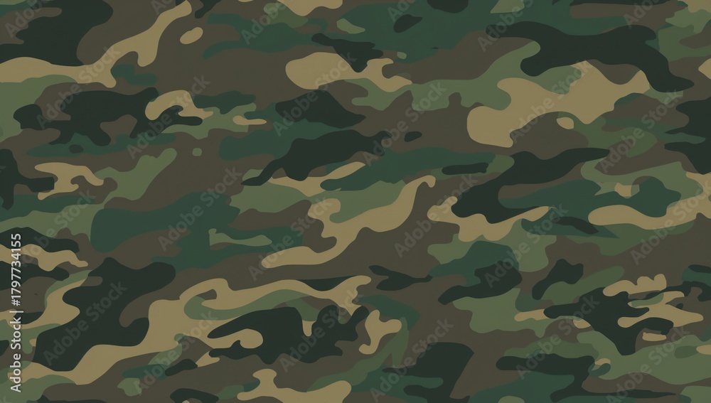 Fototapeta premium Camo pattern illustration, classic style repeat design, suitable for online conference backgrounds