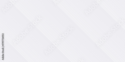 White luxury background with grey shadow diagonal stripes. Light elegant dynamic abstract BG. Trendy geometric neumorphism. Universal minimal 3d sale modern backdrop.