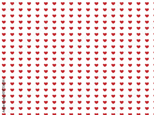 Sketchy Heart Icons Doodle Love Elements Vector seamless pattern